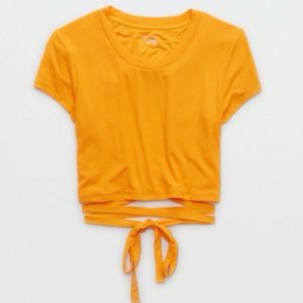 Offline by Aerie Thumbs Up Tie Back T-shirt